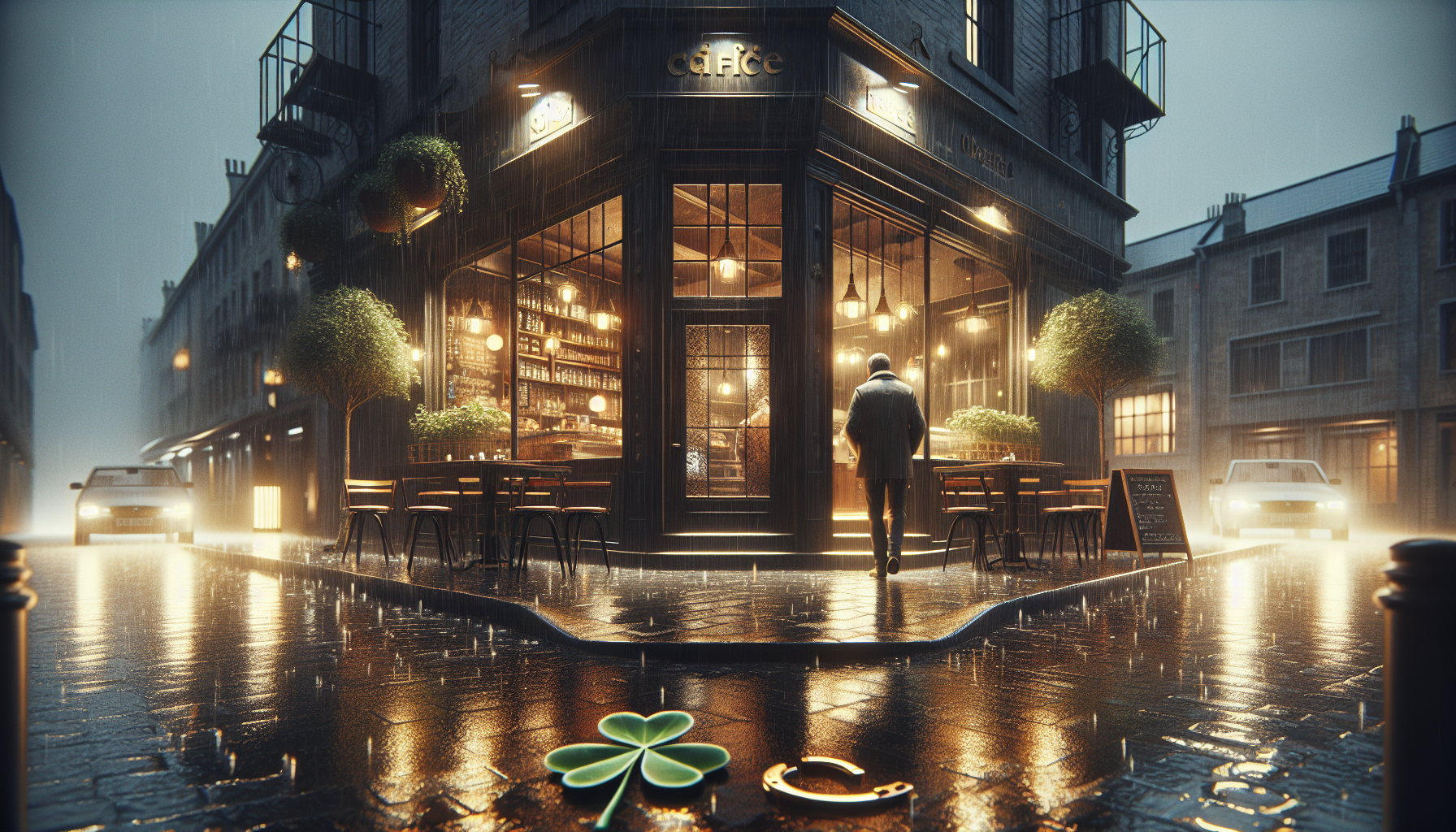 Setiap Pelanggan, Setiap Hujan: Kisah Keberuntungan di Cafe